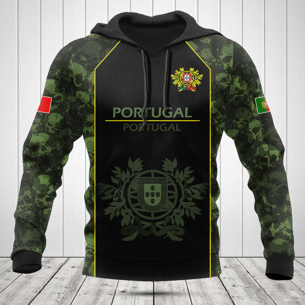 Personnalisez les chemises et pantalons de jogging Skull Camo Portugal