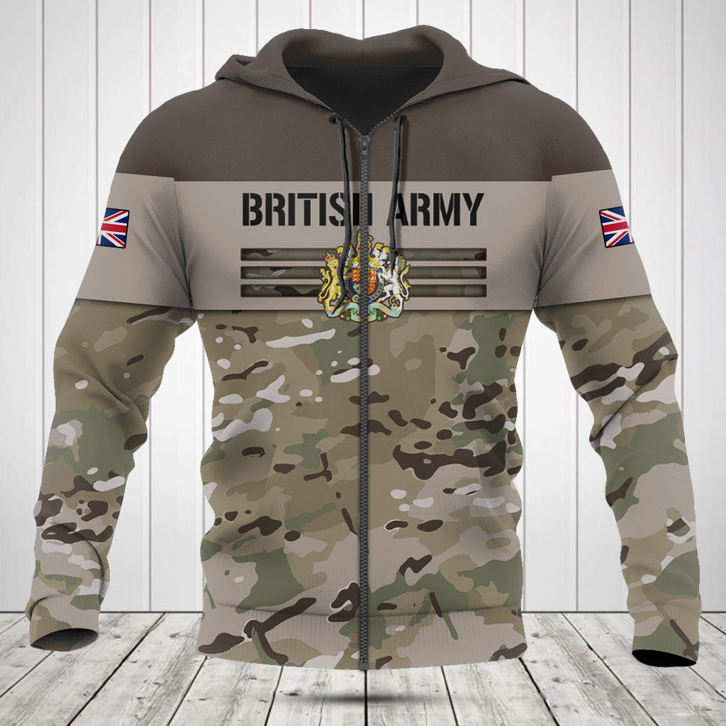 Passen Sie Hemden und Jogginghosen mit Camouflage-Totenkopf der britischen Armee an