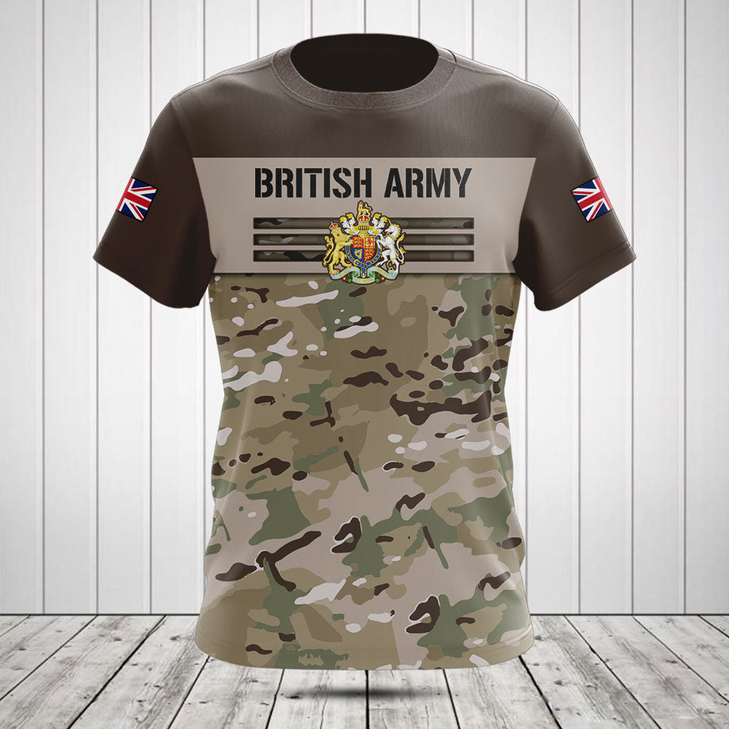 Personnalisez les chemises et pantalons de jogging à motif de crâne de camouflage de l'armée britannique