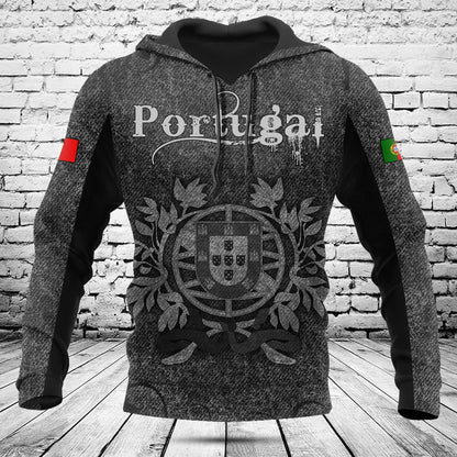 Customize Portugal Skull Knitted Texture Shirts