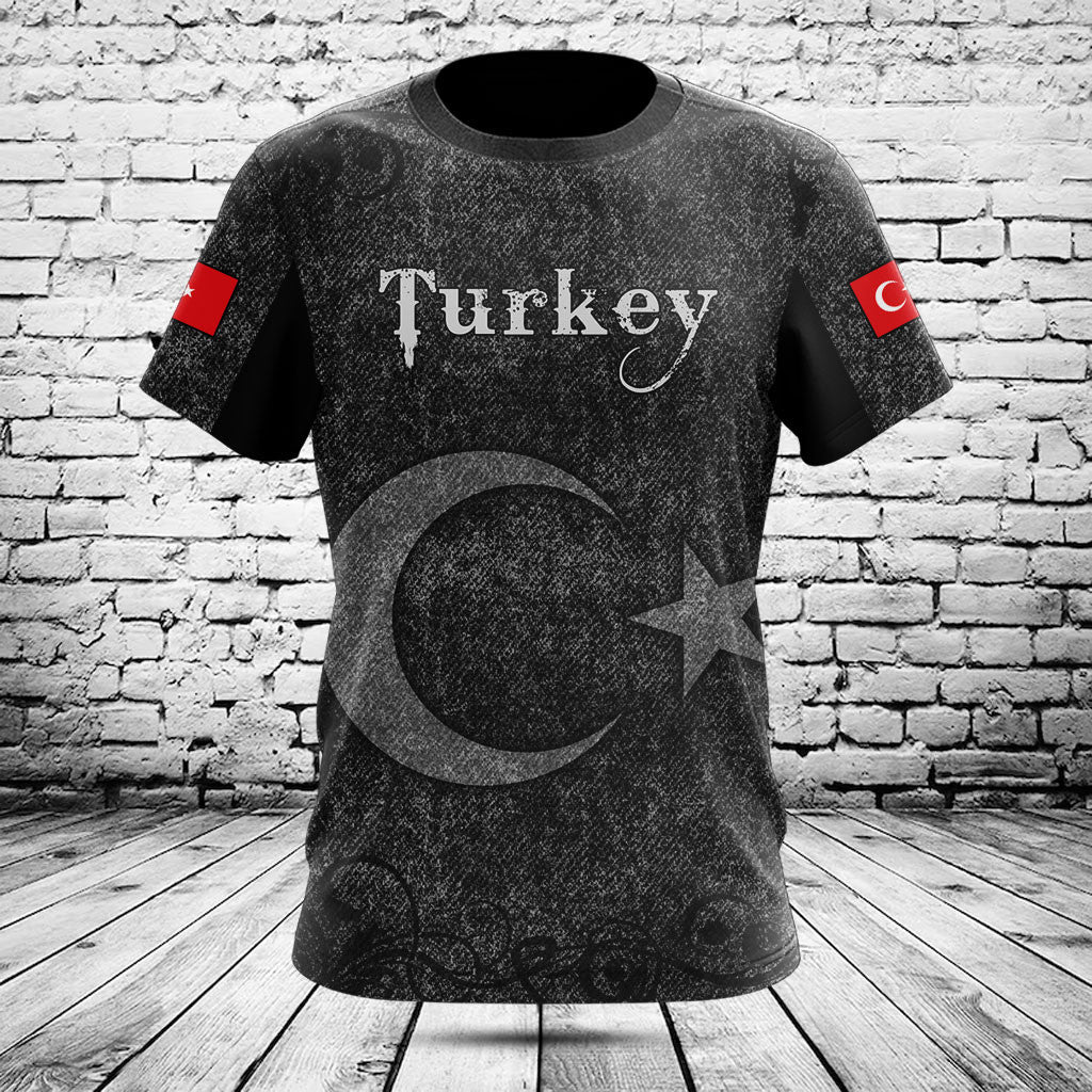 Anpassen der Türkei Schädel gestrickte Textur Shirts