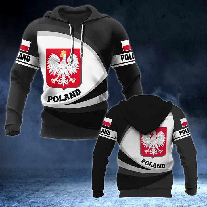 Wappen Polens – Neue Form Unisex Erwachsene Hoodies