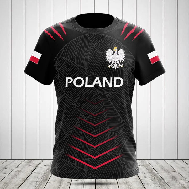 Customize Poland Coat Of Arms Claws Scratches Shirts