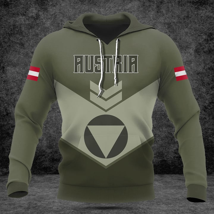 Customize Austria Army Olive Green Shirts