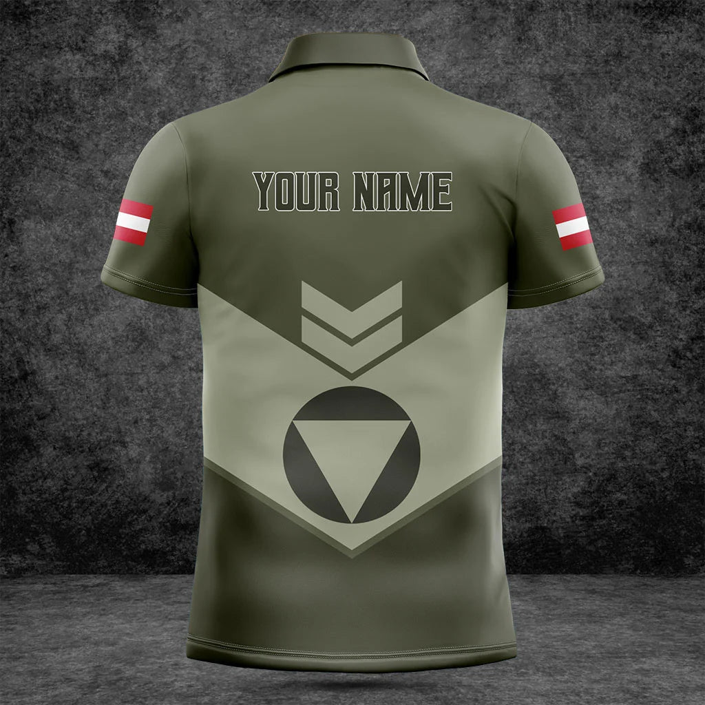 Customize Austria Army Olive Green Shirts