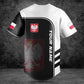 Customize Poland Symbol Black And White Shirts