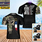 Personalized France Solider/ Veteran Camo With Name And Rank T-Shirt 3D Printed - 1705708802