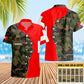 Personalized Swiss Solider/ Veteran Camo With Name And Rank Hawaii Shirt 3D Printed - 16739136