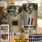 Personalized France Veteran/ Soldier With Rank And Name Camo Tumbler All Over Printed - 16856640 - D04