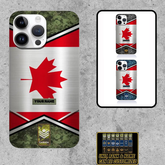 Personalized Canada Soldier/Veterans Phone Case Printed - 3005230001-D04
