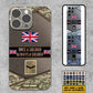 Personalized United Kingdom Soldier/Veterans With Rank And Name Phone Case Printed - 2309230001