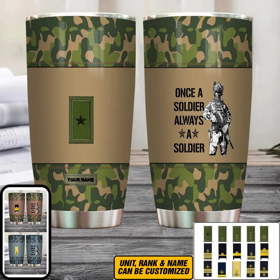 Verre à vin personnalisé avec motif camouflage pour vétéran/soldat suédois, avec rang et nom, imprimé sur toute la surface - 0805230004