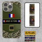 Personalized France Soldier/Veterans With Rank And Name Phone Case Printed - 16970688