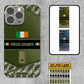 Personalized Ireland Soldier/Veterans With Rank And Name Phone Case Printed - 1210230005