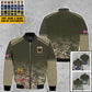 Veste de bombardier personnalisée avec camouflage soldat/vétéran britannique avec nom et grade, imprimée en 3D - 2010230003