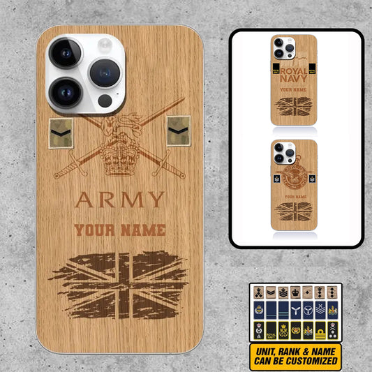 Personalized United Kingdom Soldier/Veterans Phone Case Printed - 0709230001