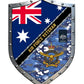 Personalized Rank Australian Soldier/Veterans Camo Cut Metal Sign - 16765056