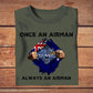 Personalisiertes T-Shirt für australische Soldaten/Veteranen im Camouflage-Muster mit Namen und Rang – Always A Soldier – 2002230001