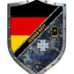 Personalized Rank German Soldier/Veterans Camo Cut Metal Sign - 16771968