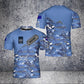 Personalized Australian Solider/ Veteran Camo With Name And Rank T-Shirt 3D Printed - 2101240003