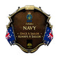 Personalized Rank Australian Soldier/Veterans Camo Cut Metal Sign - 16776288