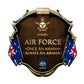 Personalized Rank Australian Soldier/Veterans Camo Cut Metal Sign - 16776288