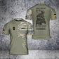 T-shirt personnalisé avec camouflage de soldat/vétéran allemand avec nom et grade imprimé en 3D - 0502240005