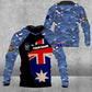 Personalized Australian Soldier/ Veteran Camo With Name And Rank Hoodie 3D Printed - 16786656