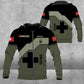 Personalized Swiss Soldier/ Veteran Camo With Name And Rank Hoodie 3D Printed - 0404230001