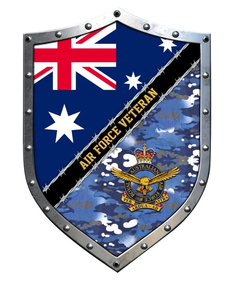 Australian Soldier/Veterans Camo Cut Metal Sign - 16765056