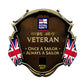 Personalized Rank United Kingdom Soldier/Veterans Camo Cut Metal Sign - 16776288