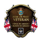 Personalized Rank United Kingdom Soldier/Veterans Camo Cut Metal Sign - 16776288