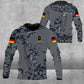 Personalisierter Kapuzenpullover mit Camouflage-Muster für deutsche Soldaten/Veteranen mit Namen und Rang, 3D-Druck – 0604230004