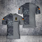 Personalized German Solider/ Veteran Camo With Name And Rank T-Shirt 3D Printed - 2601240001