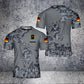 Personalized German Solider/ Veteran Camo With Name And Rank T-Shirt 3D Printed - 2601240003