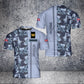 Personalized United Kingdom Solider/ Veteran Camo With Name And Rank T-Shirt 3D Printed - 0604230006