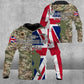 Personalisierter Kapuzenpullover mit Camouflage-Muster für britische Soldaten/Veteranen mit Namen und Rang, 3D-Druck – 0604230007