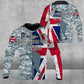 Personalisierter Kapuzenpullover mit Camouflage-Muster für britische Soldaten/Veteranen mit Namen und Rang, 3D-Druck – 0604230007