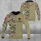 Personalisierter Kapuzenpullover mit Camouflage-Muster für britische Soldaten/Veteranen mit Namen und Rang, 3D-Druck – 0604230009