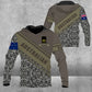 Personalized Australian Solider/ Veteran Camo With Name And Rank Hoodie - 16828128