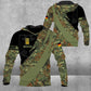 Personalisierter Kapuzenpullover mit Camouflage-Muster für deutsche Soldaten/Veteranen mit Namen und Rang, 3D-Druck – 3004230002