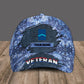 Personalized Rank And Name Netherlands Soldier/Veterans Camo Baseball Cap - 16839360 - D04