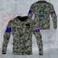 Personalisierter Kapuzenpullover mit Camouflage-Muster für australische Soldaten/Veteranen mit Namen und Rang – 1685404803 – D04