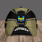 Personalized Rank And Name Sweden Soldier/Veterans Camo Baseball Cap - 16860096