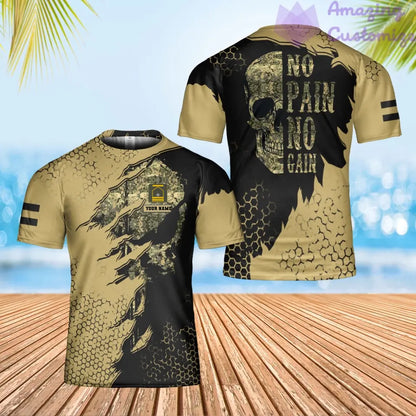 Personalisiertes Österreichisches Soldat/Veteranen-Tarn-T-Shirt mit Namen und Rang, 3D-Druck – 2201240001