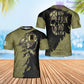 Personalisiertes irisches Soldat-/Veteranen-T-Shirt in Camouflage mit Namen und Rang, 3D-Druck – 0302240003