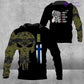 Personalized Finland Soldier/ Veteran Camo With Name And Rank Hoodie - 16879104