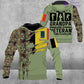 Personalized Belgium Soldier/ Veteran Camo With Name And Rank Hoodie - 16886016