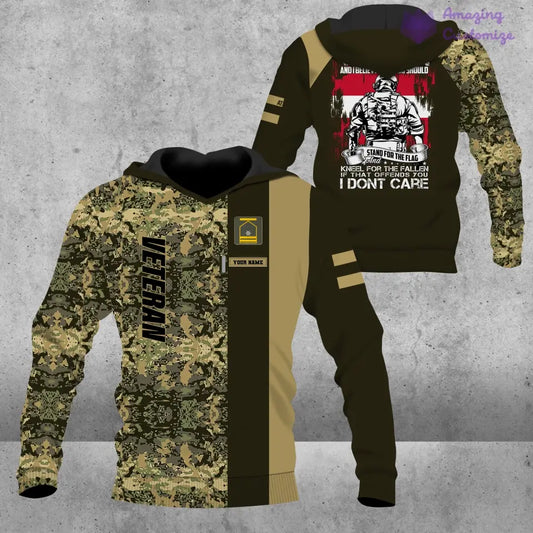 Personalized Austria Soldier/ Veteran Camo With Name And Rank Hoodie - 16889472