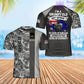 Personalisiertes T-Shirt mit australischem Soldaten-/Veteranen-Tarnmuster mit Namen und Rang, 3D-Druck – 0402240001